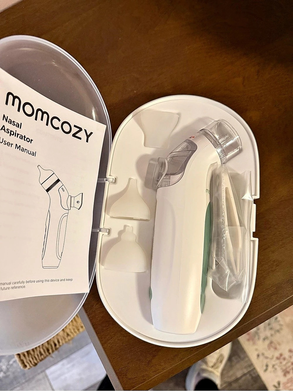 momcozy BreezyClear 2-in-1 Suction Electric Nasal Aspirator Nasal